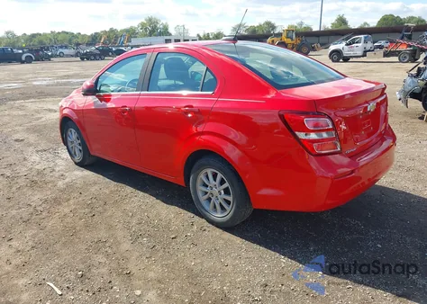 2017 Chevrolet Sonic Lt Auto из США, поврежденный, VIN 1G1JD5SH8H4122899